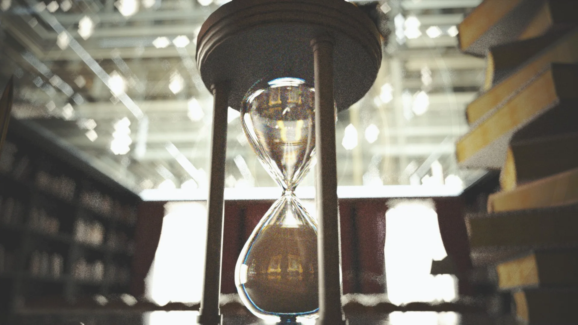 Illustration of a glowing tesseract