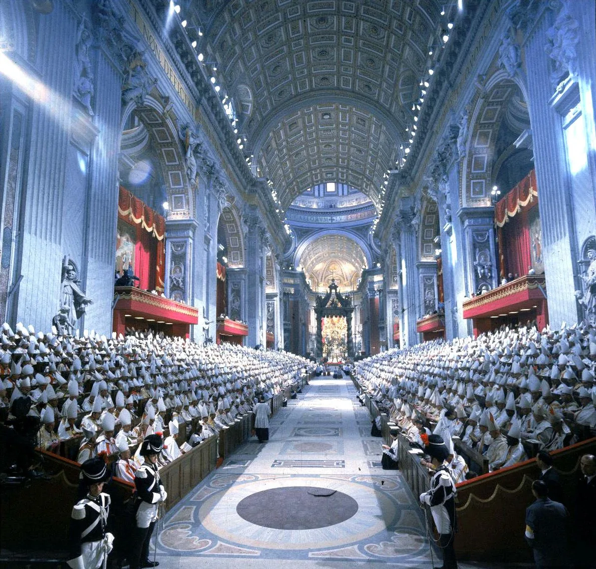 Photograph of St. Peter's Basilica interior